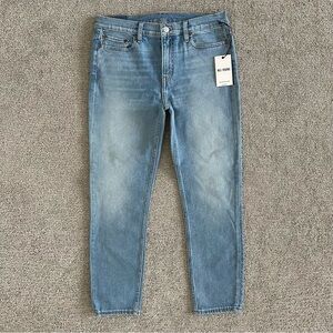 RE/DONE 90s High Rise Loose Jeans Light Wash Denim Size 32